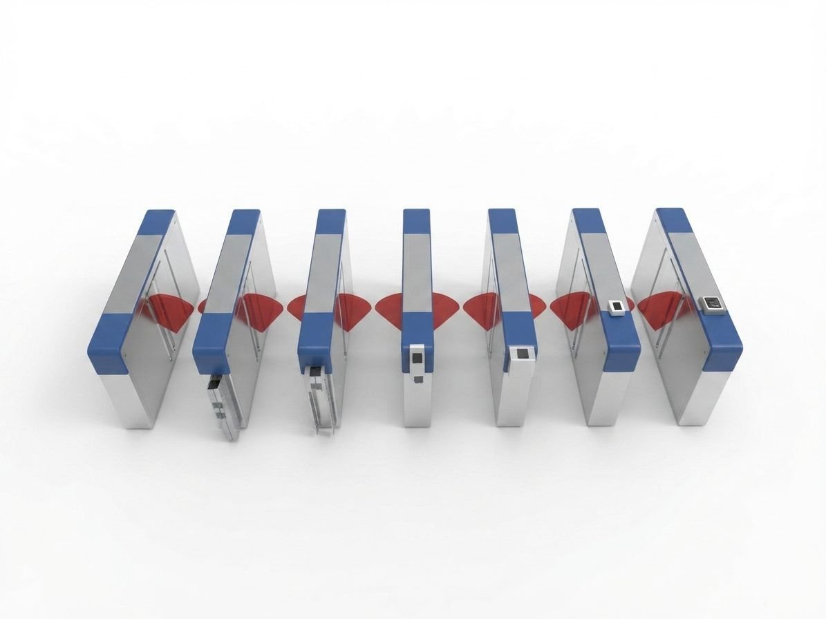 Render of the gate array from above